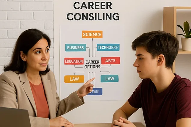 position educational counseling service around student goals