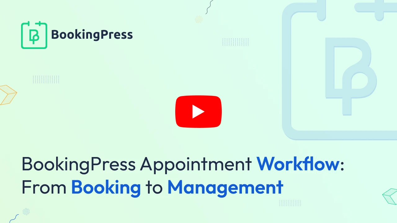Appointment Booking Video of BookingPress