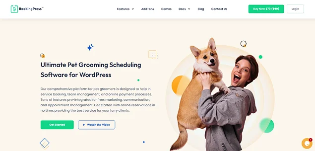 bookingpress pet grooming booking plugin