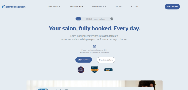 salon booking system
