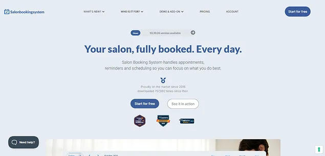 salon booking system