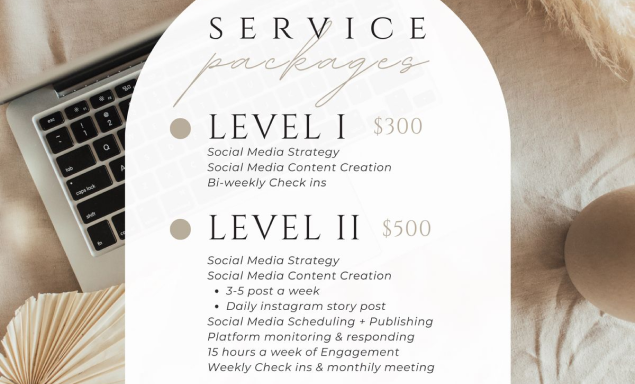 what is weekly and monthly service packages