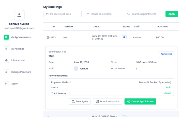 make rescheduling and cancellation easy