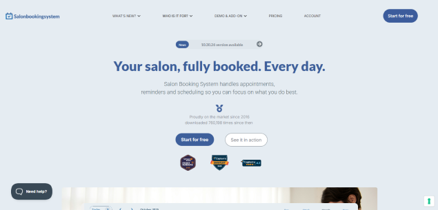 salon booking system