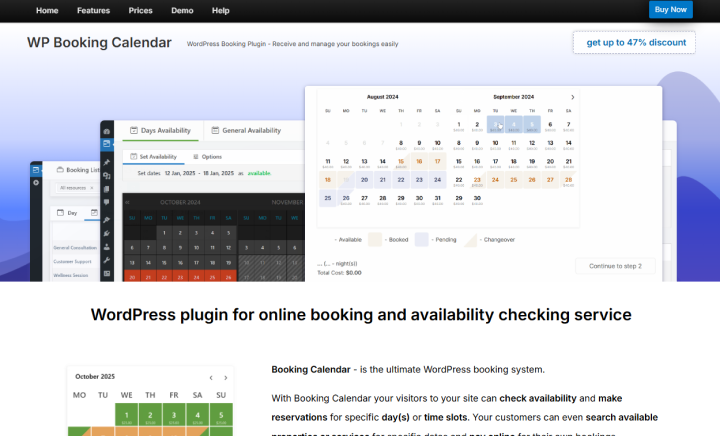 wp booking calendar