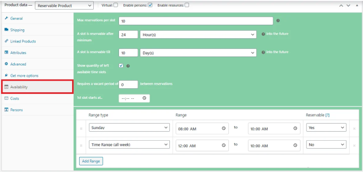 check availability in arb