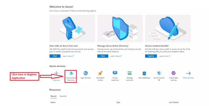 create a microsoft application