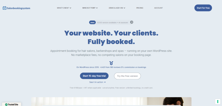 salon booking system