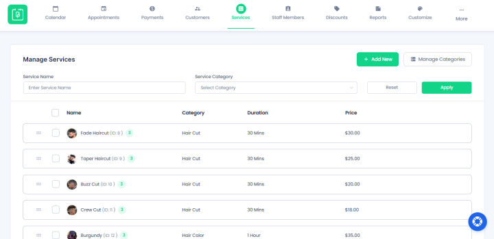 manage service