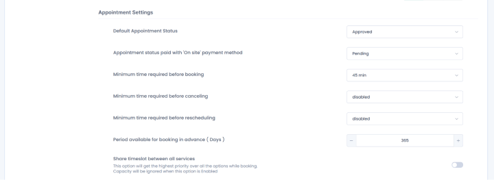 maximum booking window
