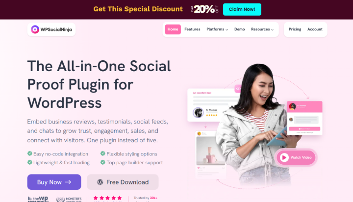 wp social ninja